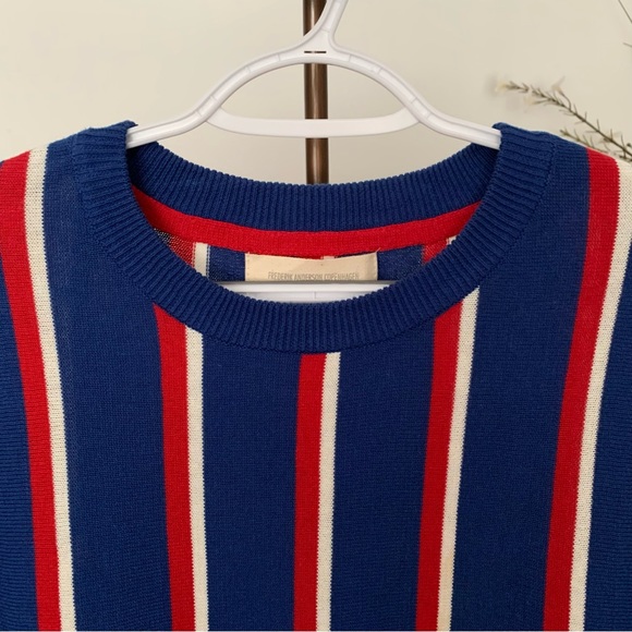 Frederik Anderson Copenhagen Retro Striped Sweater, Size Large - Picture 3 of 9